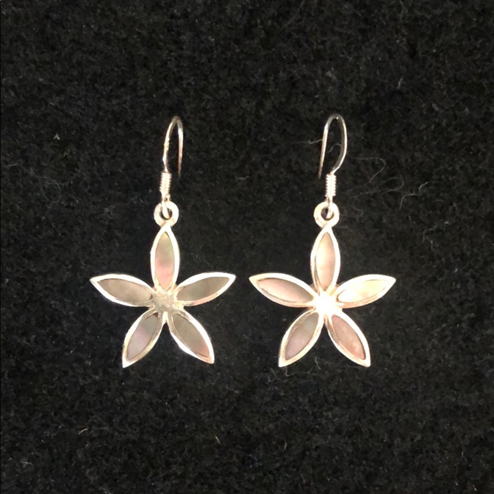 925 Silver Flower Earrings